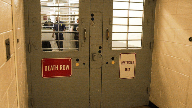 Photo of a death row door