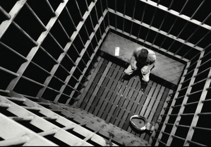 Person in a cell
